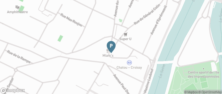 Carte parking Saemes Gare de Chatou