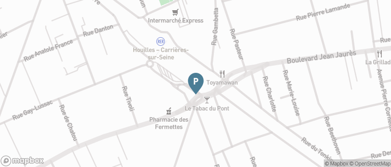 Carte parking Saemes Gare de Houilles