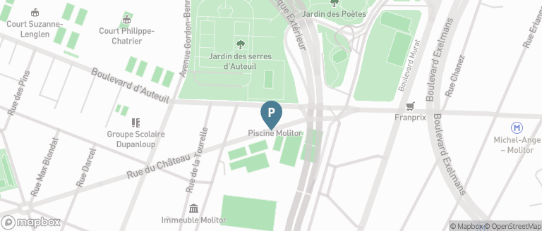 Carte parking Saemes Jean Bouin
