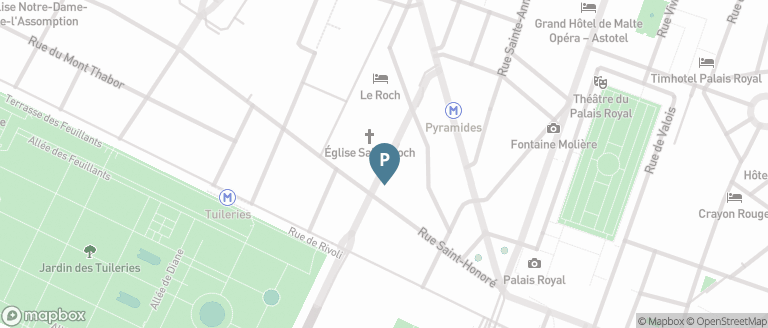 Carte parking Saemes Pyramides