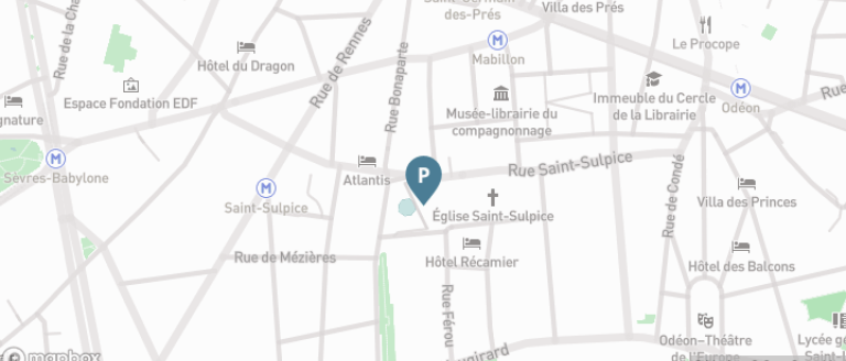 Carte parking Saemes Saint Sulpice