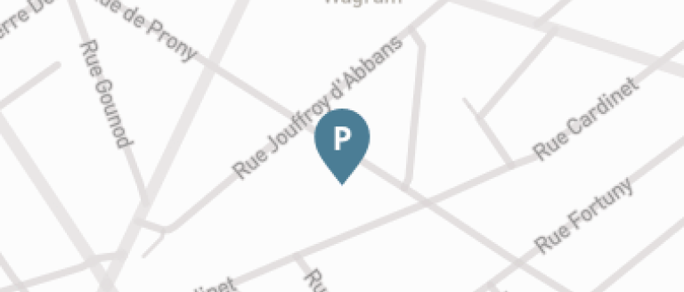 Carte parking Prony