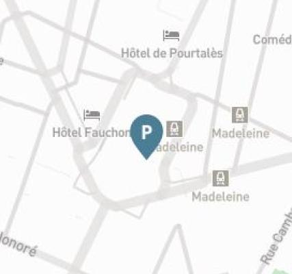 Localisation parking Madeleine Tronchet - Saemes