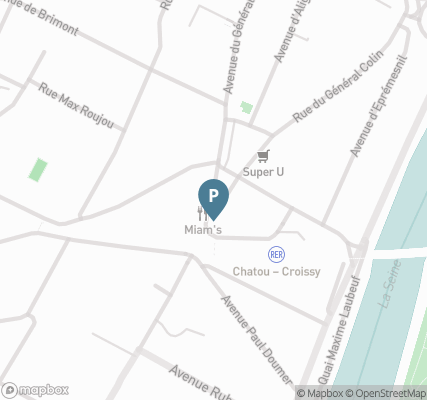 Carte parking Saemes Gare de Chatou