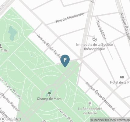 Carte parking Saemes Gouraud