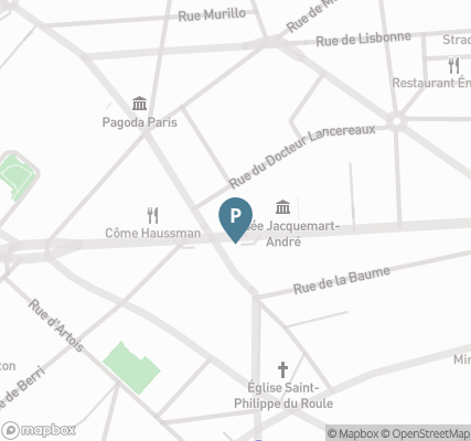 Carte parking Saemes Haussmann Berri