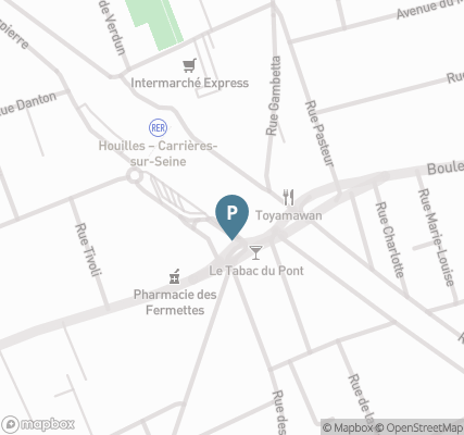 Carte parking Saemes Gare de Houilles