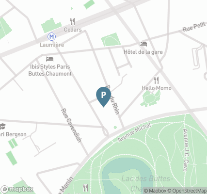 Carte parking Saemes Mairie du 19e