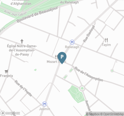 Carte parking Saemes Mozart