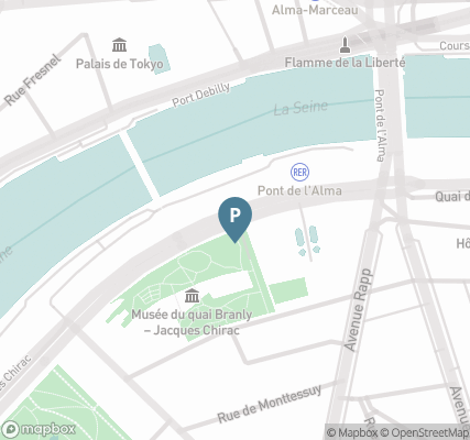Carte parking Saemes Quai Branly