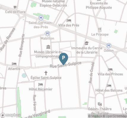 Carte parking Saemes Marché St Germain