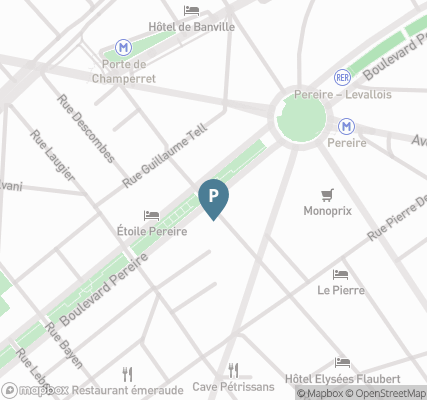 Carte parking Saemes Pereire