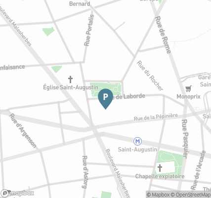 Carte parking Saemes Saint Augustin