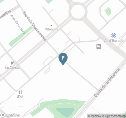 Carte parking Saemes Val d'Europe