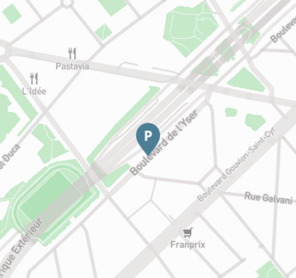 Carte parking Porte de Champerret