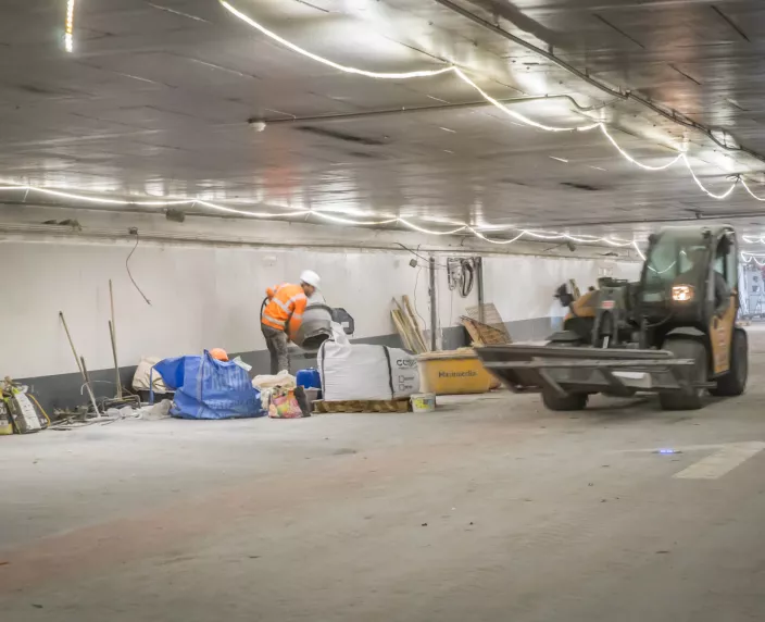 Travaux parking Saemes Haussmann Berri