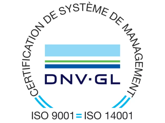 Logo certification Iso 9001 - Iso 14001