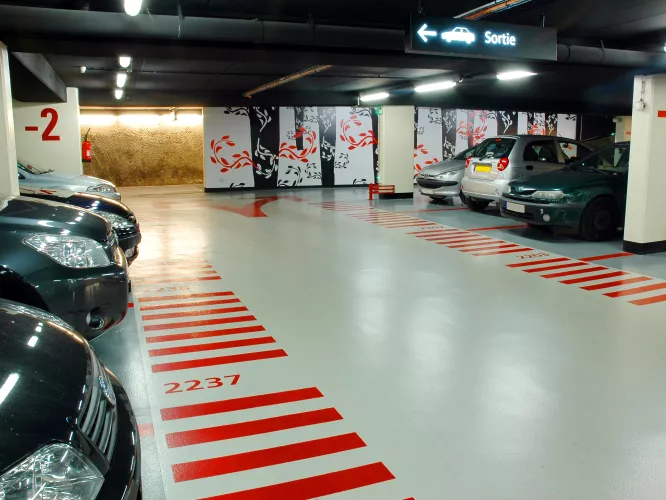 Parking Quai Branly - Tour Eiffel niveau -2