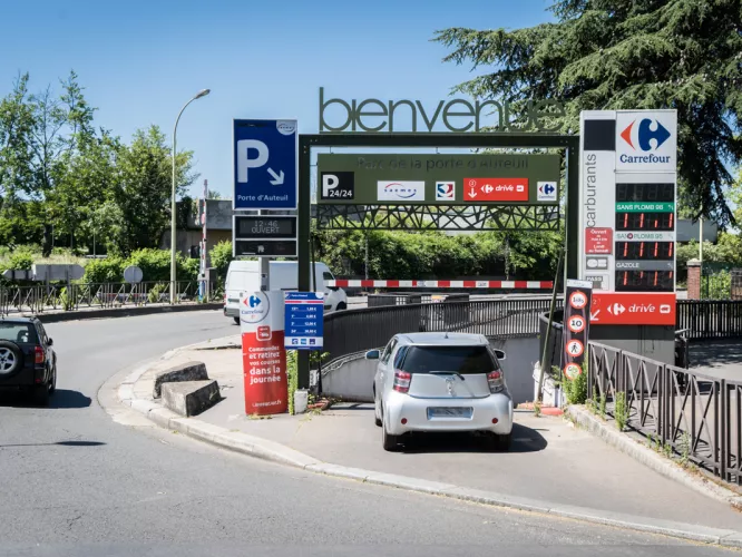 Parking Porte d'Auteuil entrée
