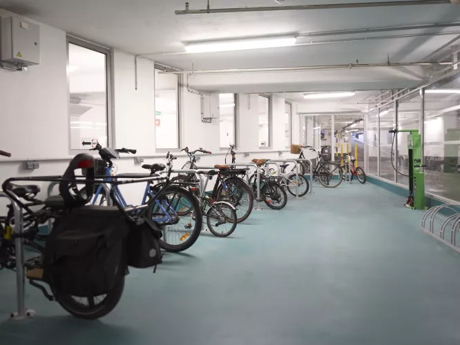 Zone vélo parking Madeleine