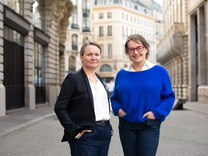 Carine Petit et Carine Saloff Coste