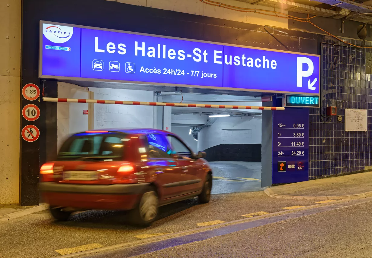 Parking_Les Halles_St Eustache_entrée
