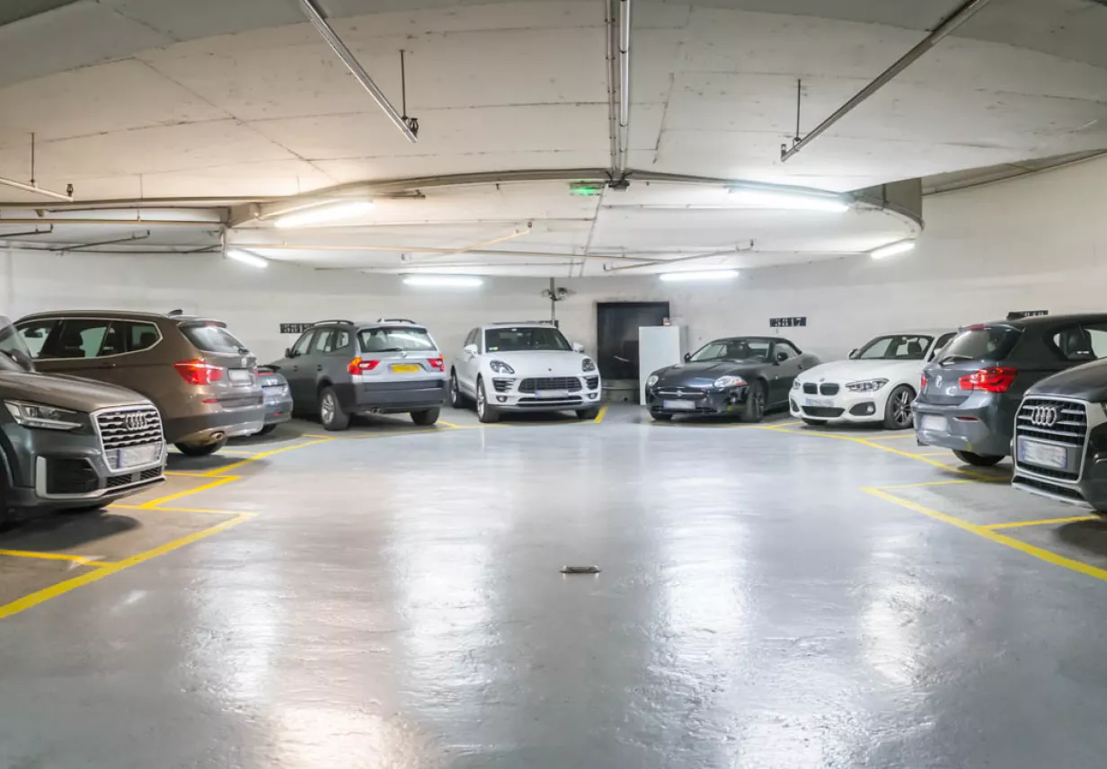 parking Haussmann Berri niveau