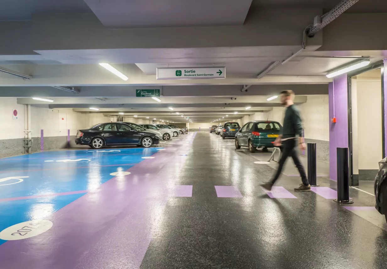 parking Maubert Collège des Bernardins intérieur
