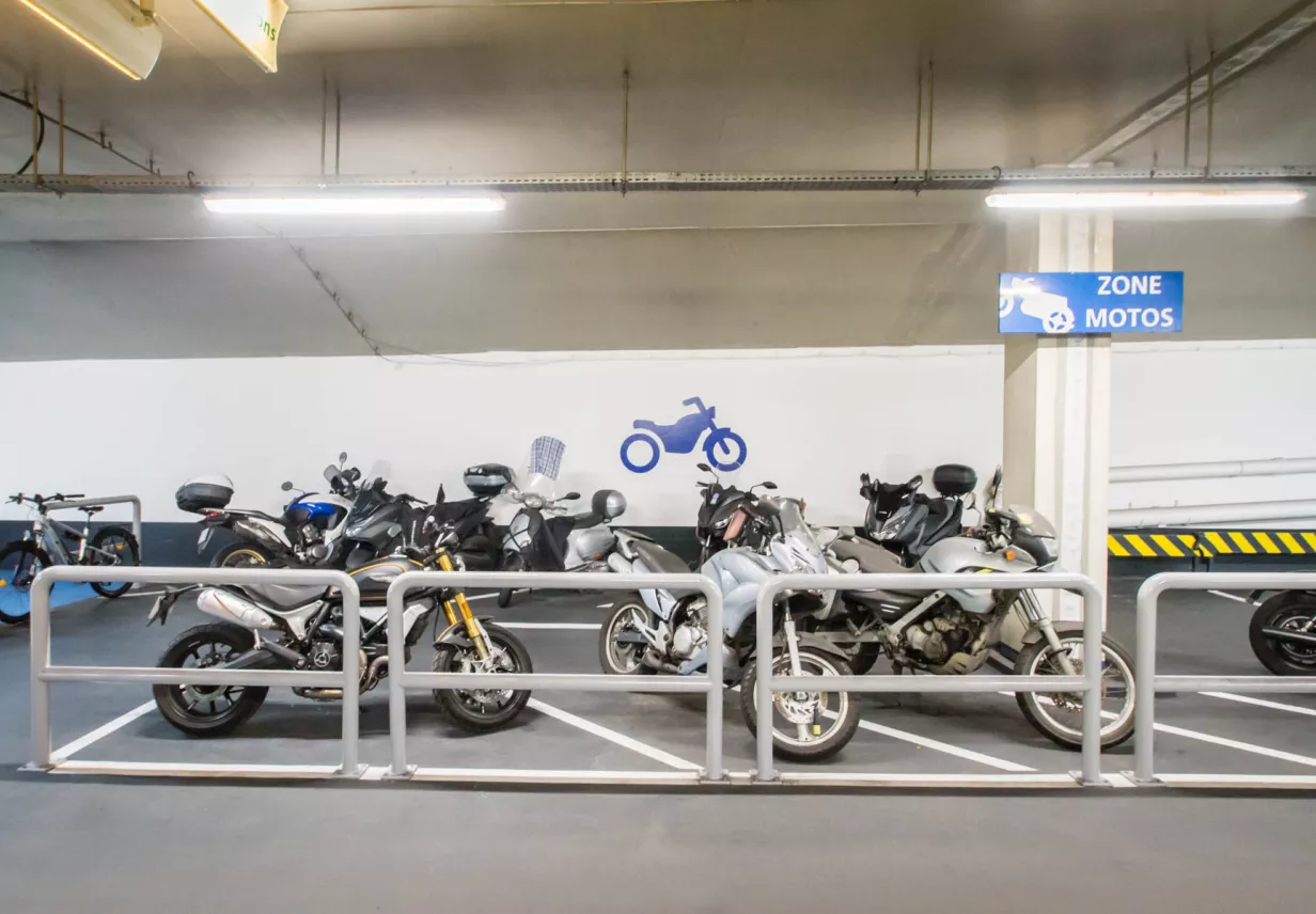 parking porte d'Orléans motos