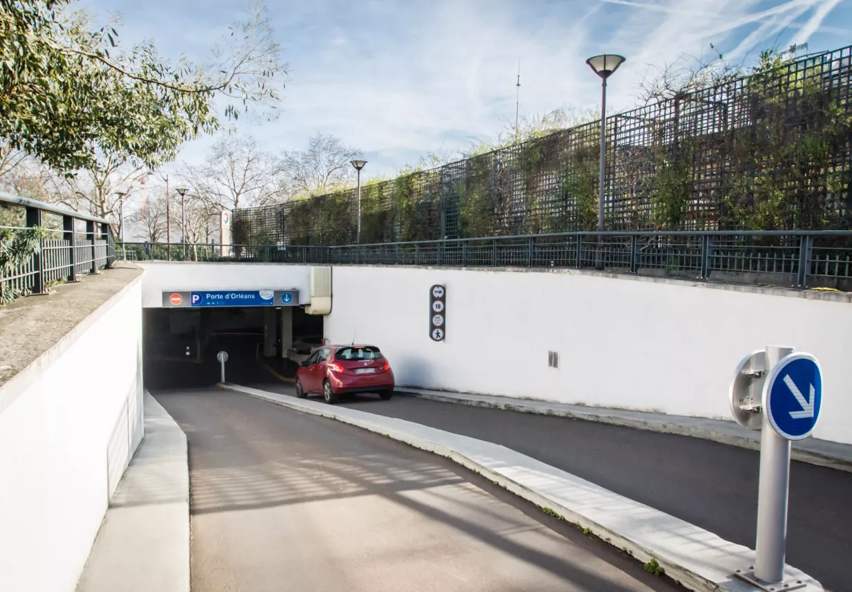 parking porte d'Orléans entrée
