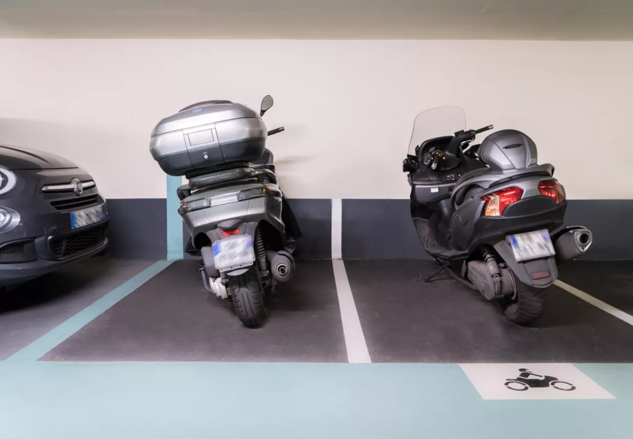Parking Gay Lussac places motos