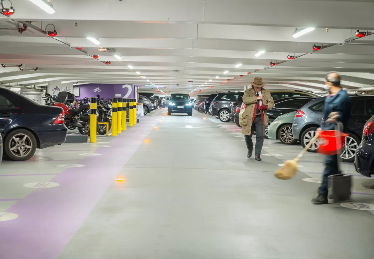 Parking Saemes Pyramides - Niveau
