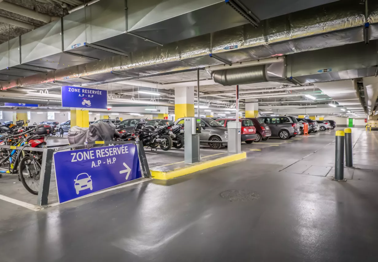 Parking Hôpital St Louis - Motos