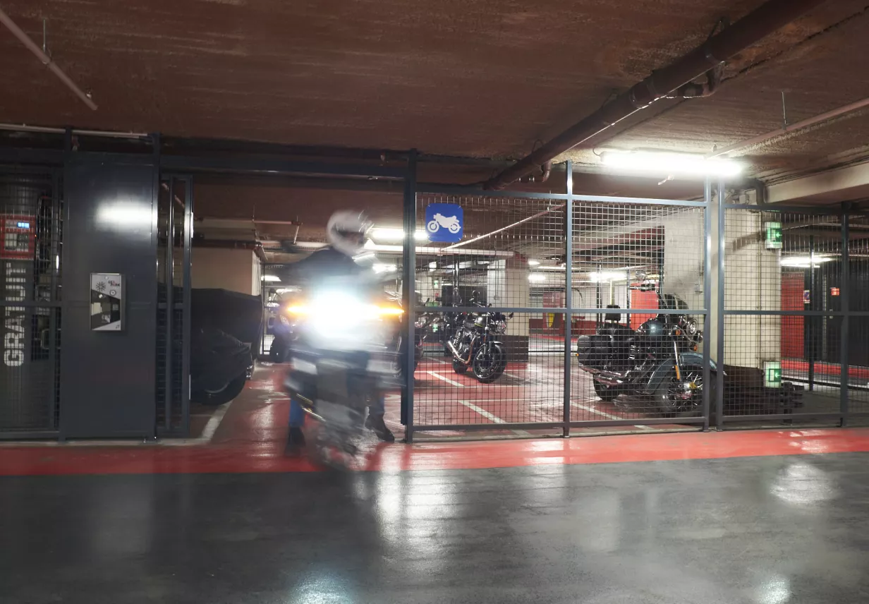 Zone motos Porte d'Auteuil