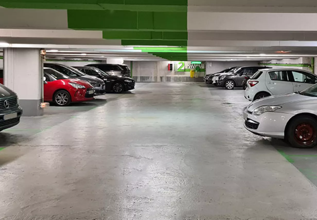 Parking Marcadet intérieur 