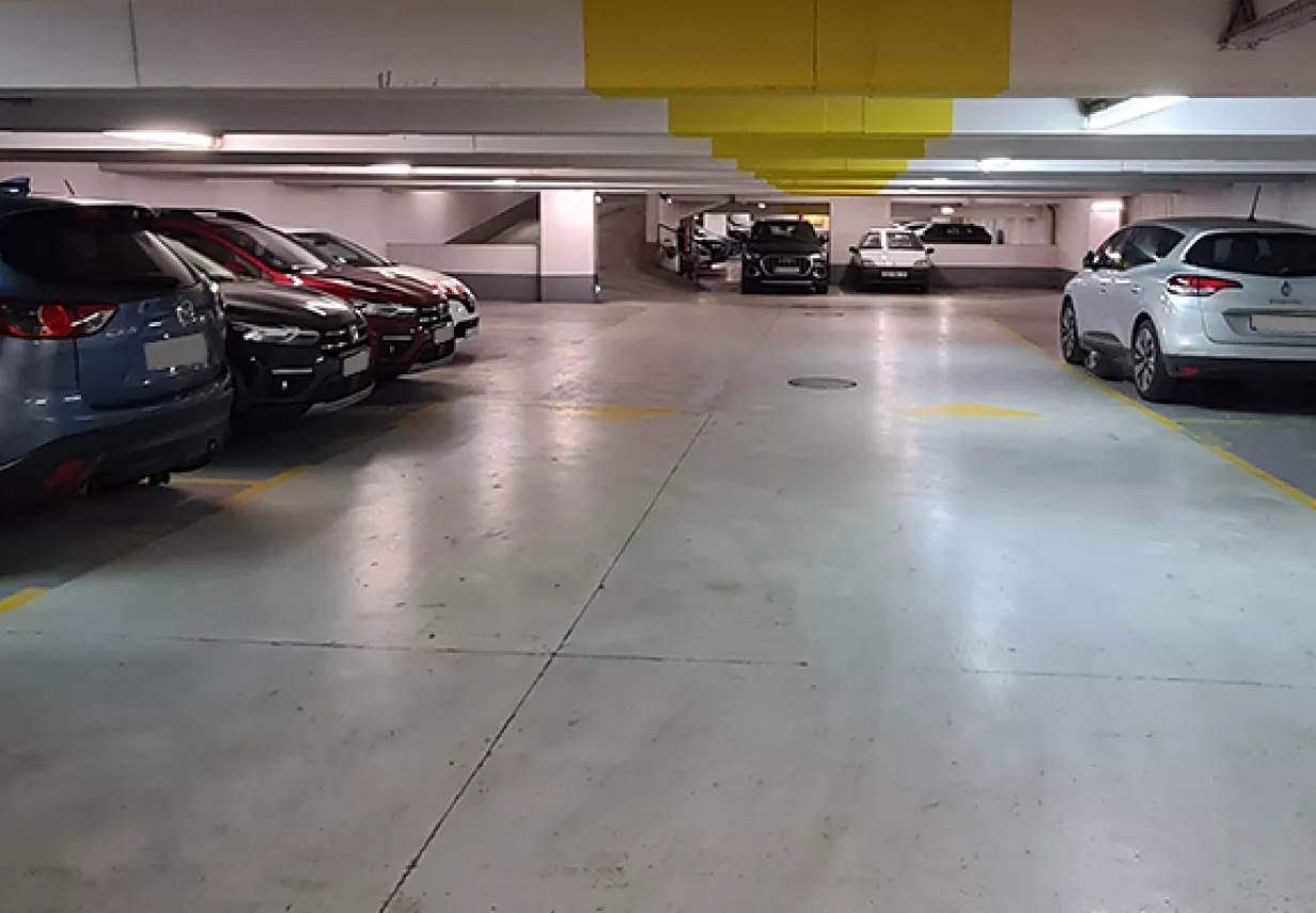 Parking Marcadet intérieur 