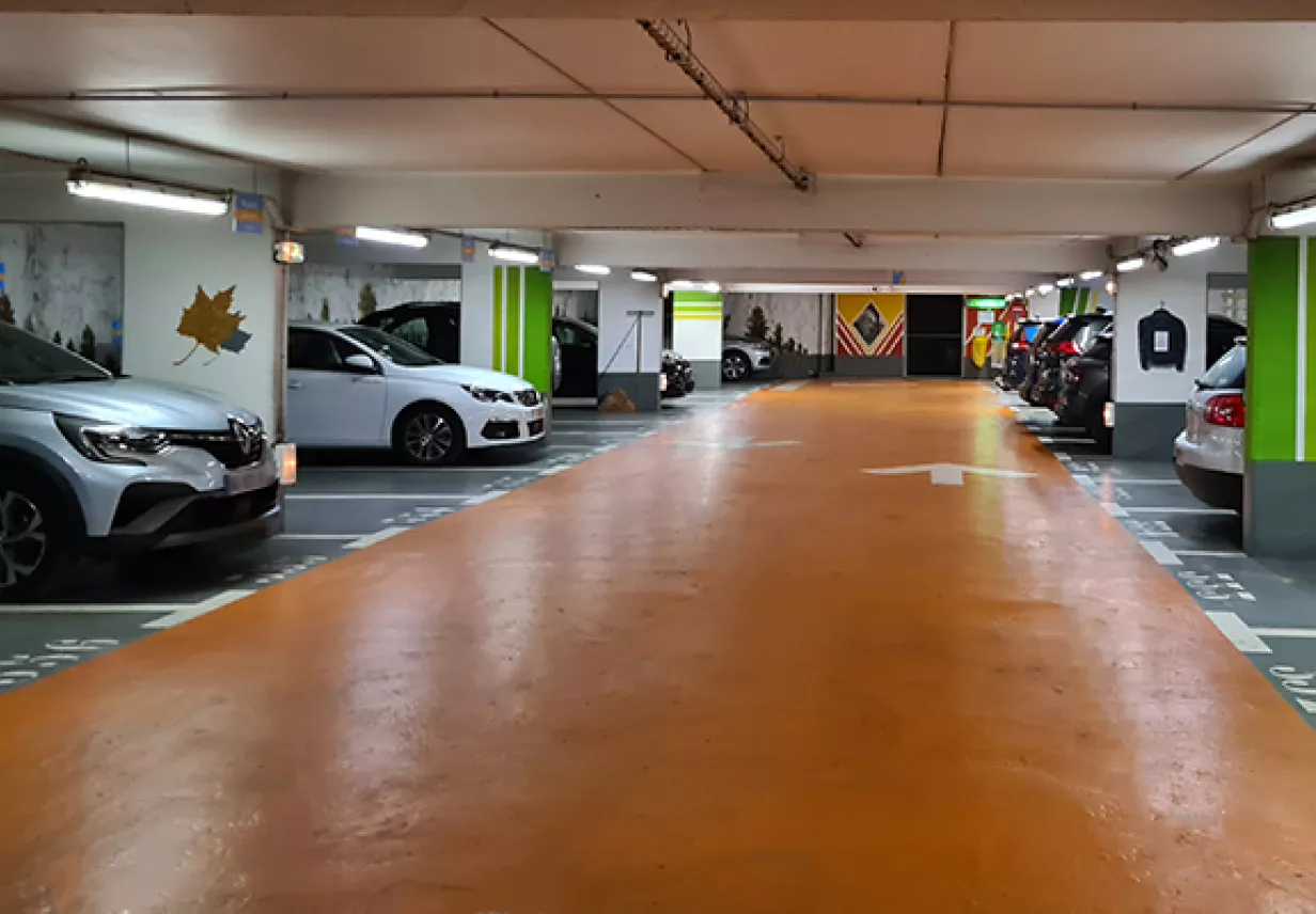 Parking Mairie du 19e zone de stationnement