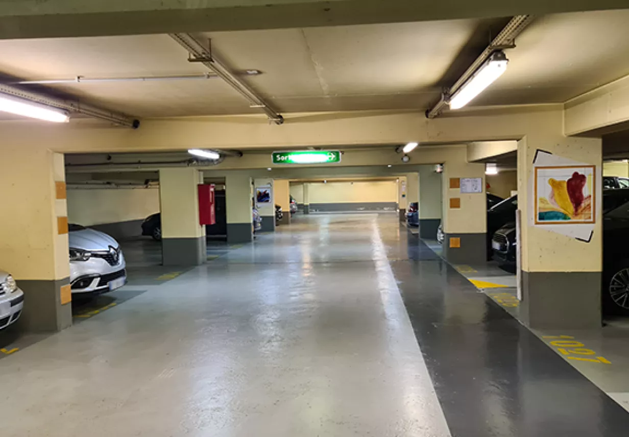 Parking Gros Boulainvilliers intérieur