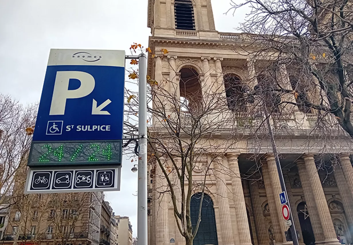 Entrée parking Saint Sulpice