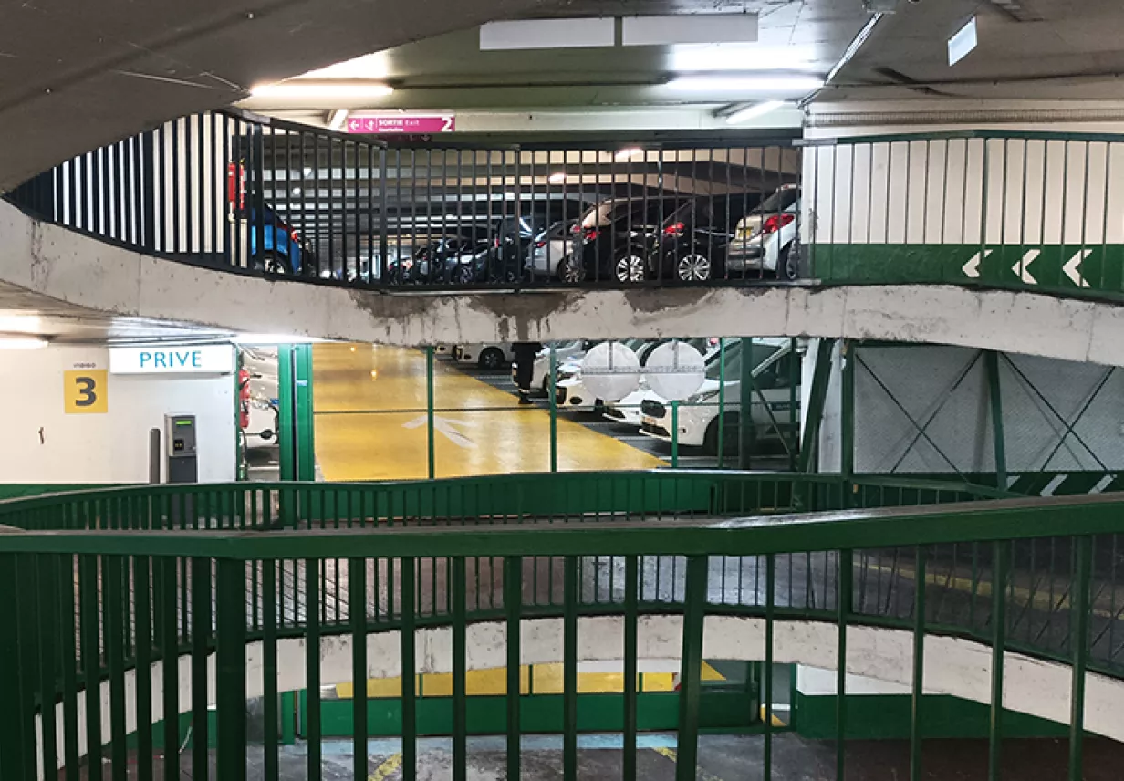 Rampe parking Picpus Nation