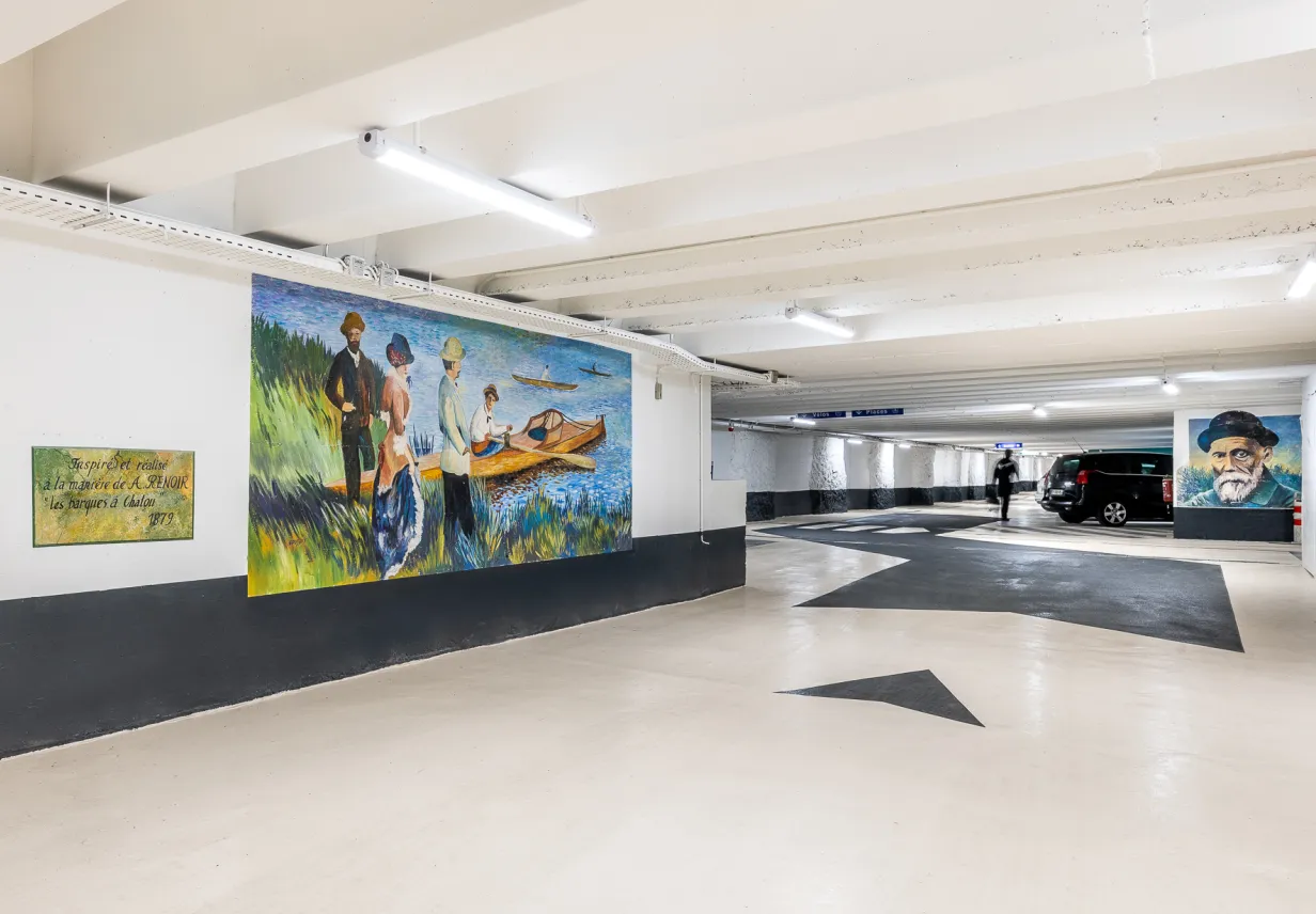 Décoration parking Chatou