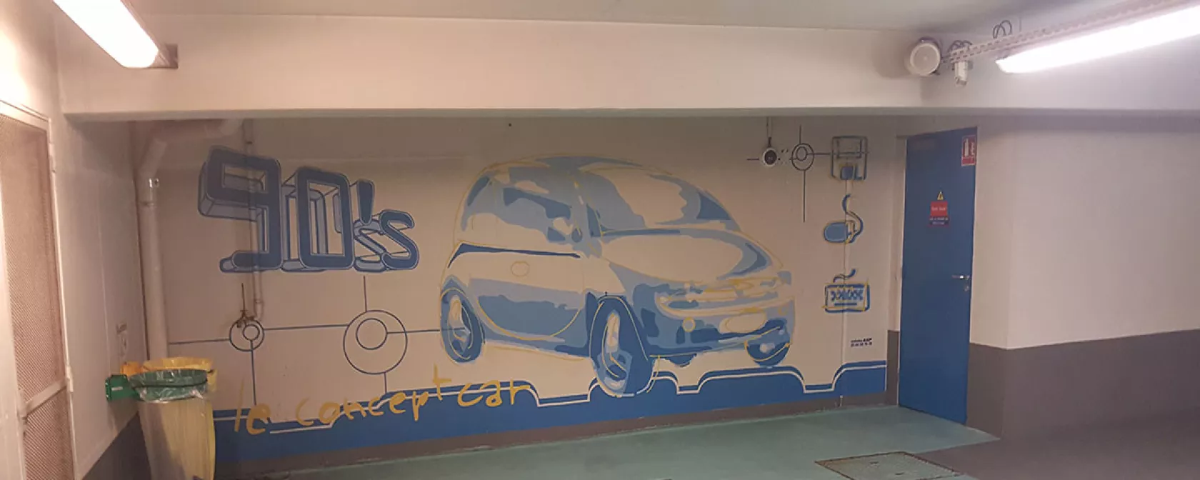 Parking Mairie du 17ème - Décoration