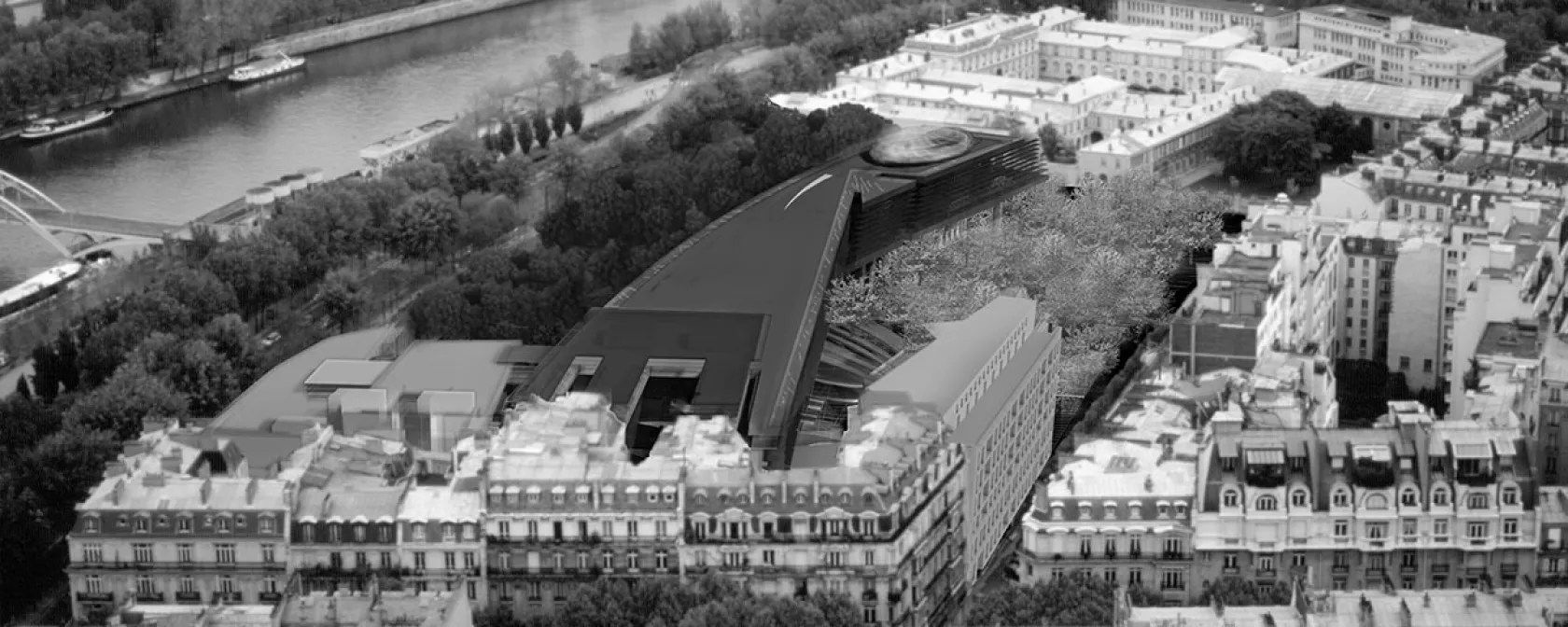 Parking Quai Branly Tour Eiffel- Construction