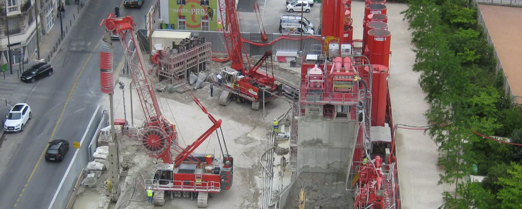 Parking Cardinet - Construction 