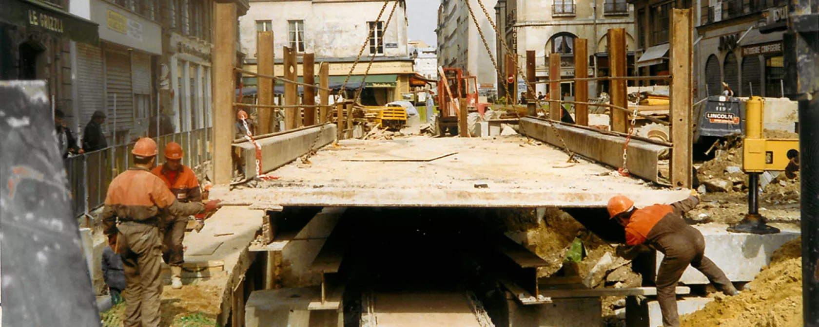 Parking Rivoli Sébastopol - Construction 