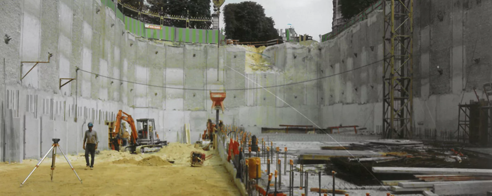 Parking Honnorat - Construction 