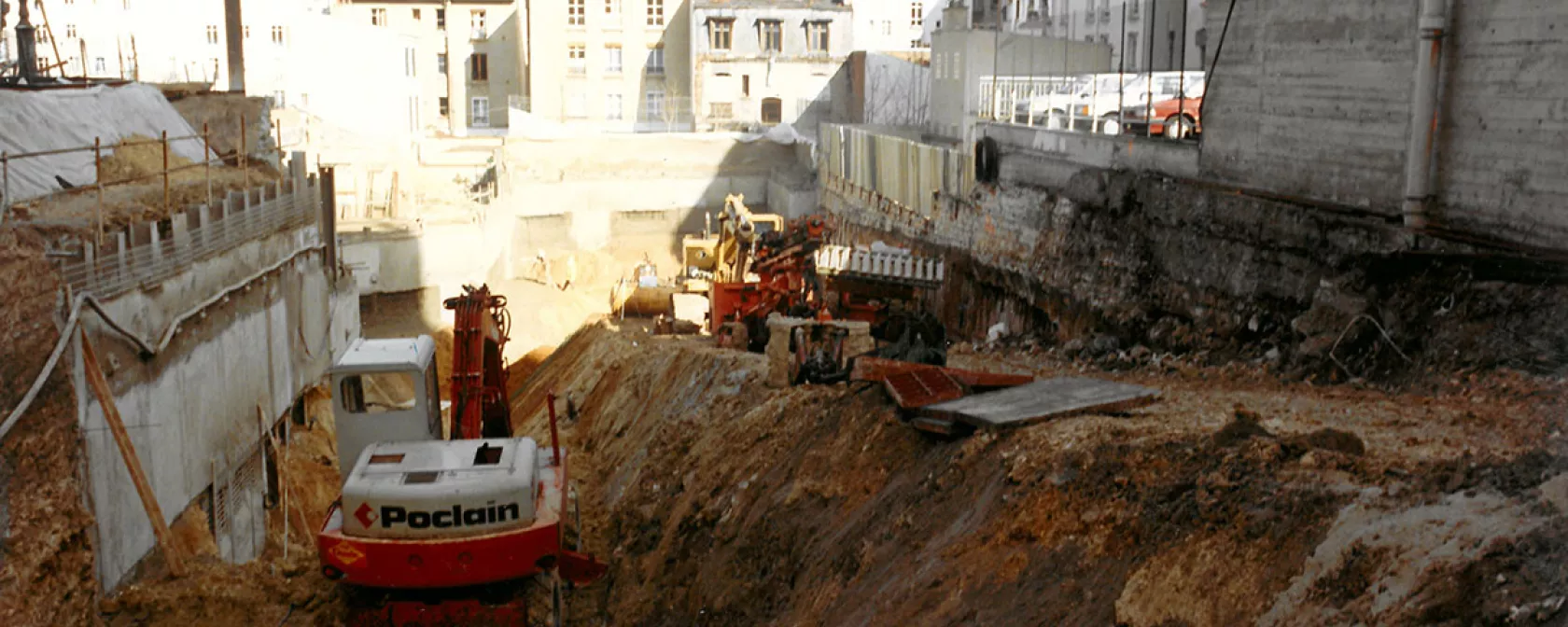 Parking Marcadet - Construction